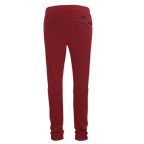 NBA MIAMI HEAT CLASSIC PANTALON D'ENTRAÎNEMENT EN MAILLE DOUBLE POUR HOMME (ROUGE CARDINAL/NOIR)