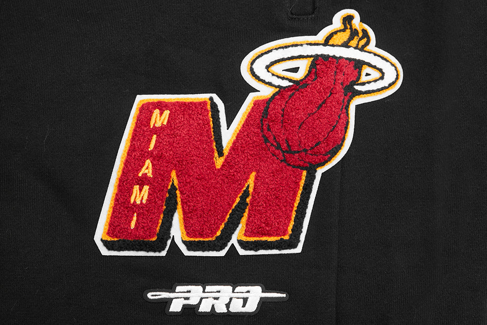 NBA MIAMI HEAT MASHUP MEN'S RIB SWEATPANT (BLACK)