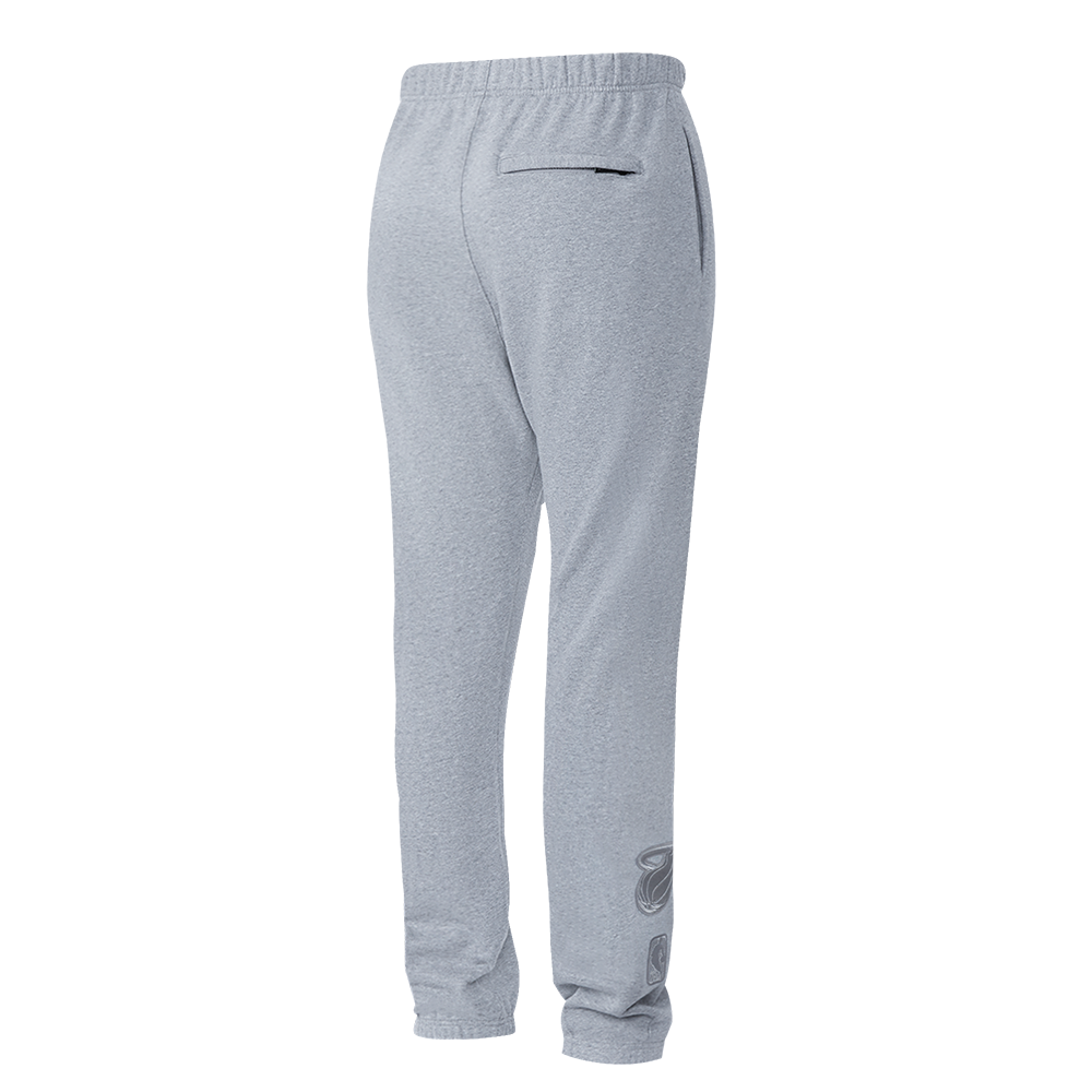 NBA MIAMI HEAT NEUTRAL PANTALON OUATÉ POUR HOMME (GRIS CHINÉ FONCÉ)