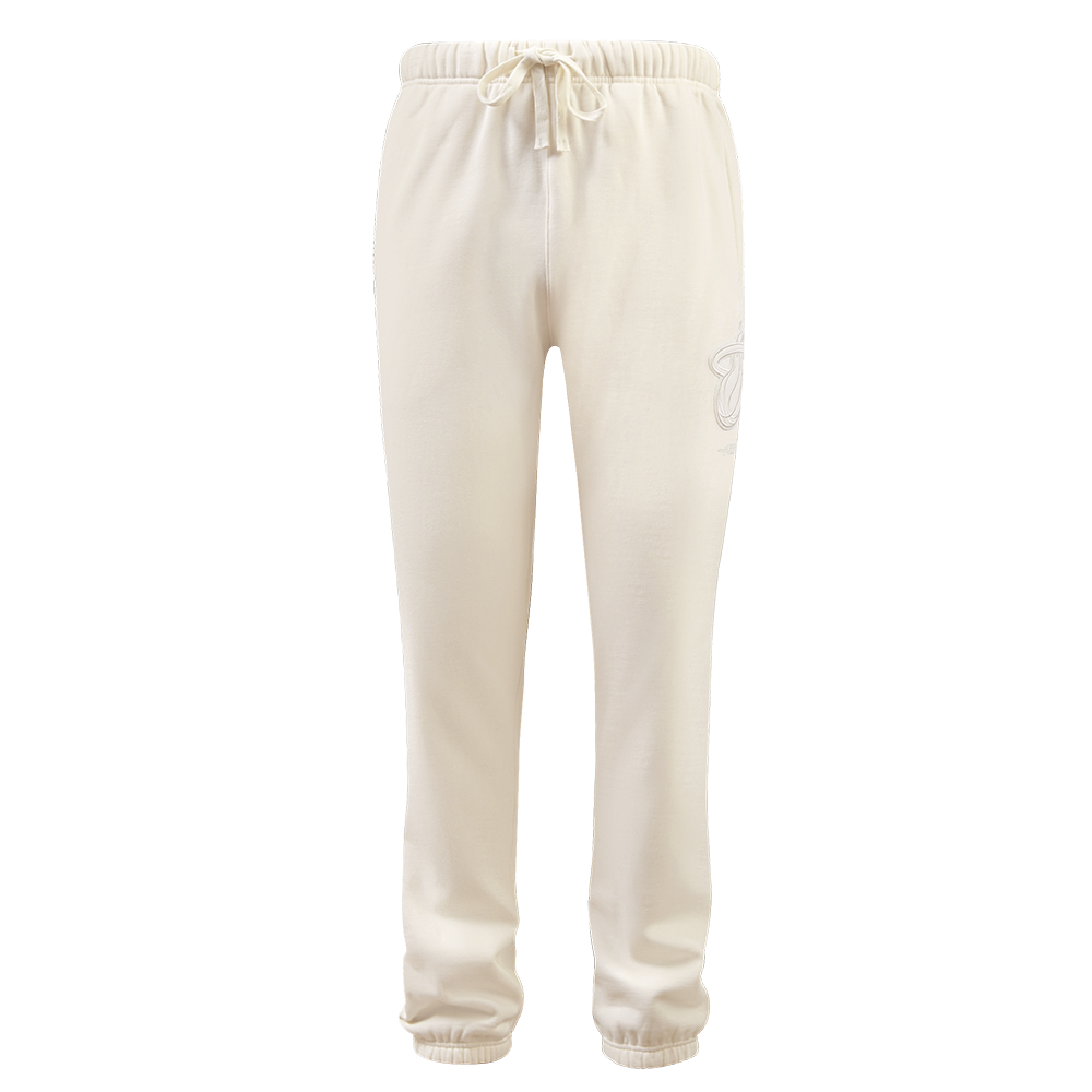 NBA MIAMI HEAT NEUTRAL FLEECE SWEATPANT (EGGSHELL)