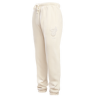 NBA MIAMI HEAT NEUTRAL FLEECE SWEATPANT (EGGSHELL)