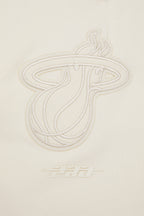 NBA MIAMI HEAT NEUTRAL FLEECE SWEATPANT (EGGSHELL)