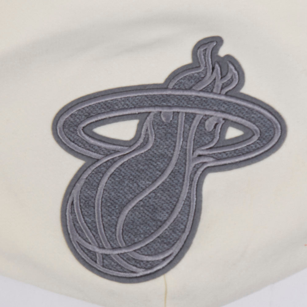 NBA MIAMI HEAT REVERSE FRENCH TERRY MEN'S COLOR BLOCK FLEECE PULLOVER HOODIE