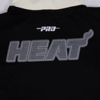 NBA MIAMI HEAT REVERSE FRENCH TERRY MEN'S COLOR BLOCK FLEECE PULLOVER HOODIE
