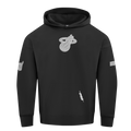 NBA MIAMI HEAT REVERSE FRENCH TERRY MEN'S PULLOVER HOODIE (BLACK)