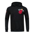 NBA MIAMI HEAT CLASSIC CHENILLE MEN'S PULLOVER HOODIE (BLACK)