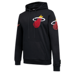 NBA MIAMI HEAT CLASSIC CHENILLE MEN'S PULLOVER HOODIE (BLACK)