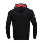 NBA MIAMI HEAT CLASSIC CHENILLE MEN'S PULLOVER HOODIE (BLACK)
