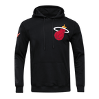 NBA MIAMI HEAT CLASSIC CHENILLE MEN'S PULLOVER HOODIE (BLACK)