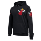 NBA MIAMI HEAT CLASSIC CHENILLE MEN'S PULLOVER HOODIE (BLACK)