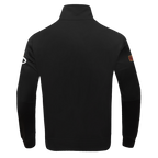 NBA MIAMI HEAT CLASSIC VESTE D'ENTRAÎNEMENT EN MAILLE DOUBLE POUR HOMME (NOIR)