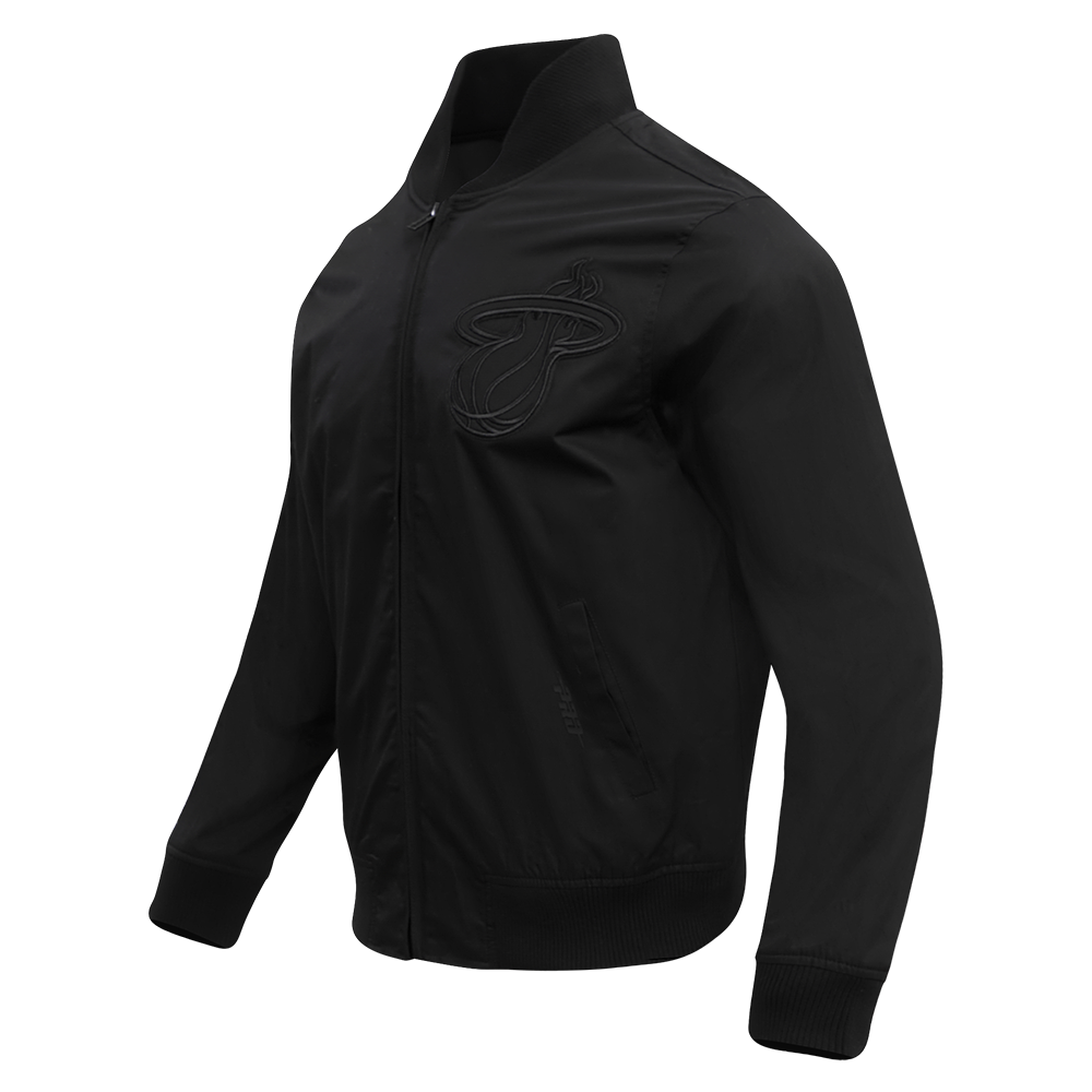 NBA MIAMI HEAT NEUTRAL BLOUSON EN SERGÉ POUR HOMME (NOIR)