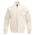 NBA MIAMI HEAT NEUTRAL MEN'S  TWILL JACKET (EGGSHELL)