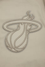 NBA MIAMI HEAT NEUTRAL MEN'S  TWILL JACKET (TAUPE)
