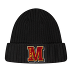 NBA MIAMI HEAT MASH UP POLAR FLEECE LINED PRO BEANIE CUFFED\ (BLACK)