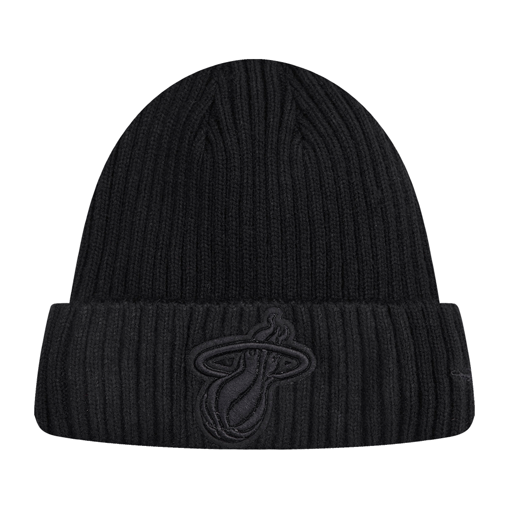 NBA MIAMI HEAT NEUTRAL BEANIE (BLACK)