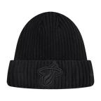 NBA MIAMI HEAT NEUTRAL BEANIE (BLACK)