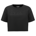 NBA MIAMI HEAT NEUTRAL T-SHIRT À COUPE CARRÉE POUR FEMME (NOIR)