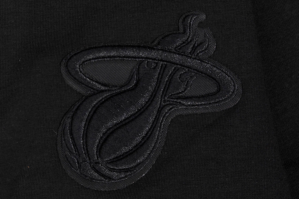 NBA MIAMI HEAT NEUTRAL T-SHIRT À COUPE CARRÉE POUR FEMME (NOIR)