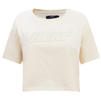 NBA MIAMI HEAT NEUTRAL T-SHIRT À COUPE CARRÉE POUR FEMME (COQUILLE D'ŒUF)