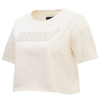 NBA MIAMI HEAT NEUTRAL T-SHIRT À COUPE CARRÉE POUR FEMME (COQUILLE D'ŒUF)