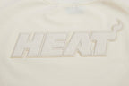 NBA MIAMI HEAT NEUTRAL T-SHIRT À COUPE CARRÉE POUR FEMME (COQUILLE D'ŒUF)
