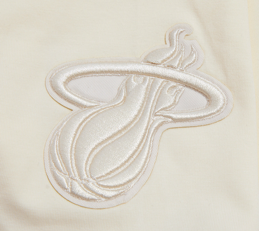 NBA MIAMI HEAT NEUTRAL T-SHIRT À COUPE CARRÉE POUR FEMME (COQUILLE D'ŒUF)