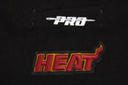 NBA MIAMI HEAT SCRIPT TAIL WOMEN'S BOYFRIEND TEE (BLACK)