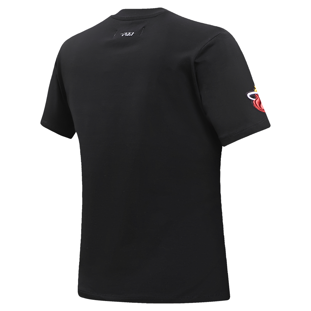 NBA MIAMI HEAT CLASSIC T-SHIRT AJUSTÉ À MANCHES COURTES POUR FEMME (NOIR)