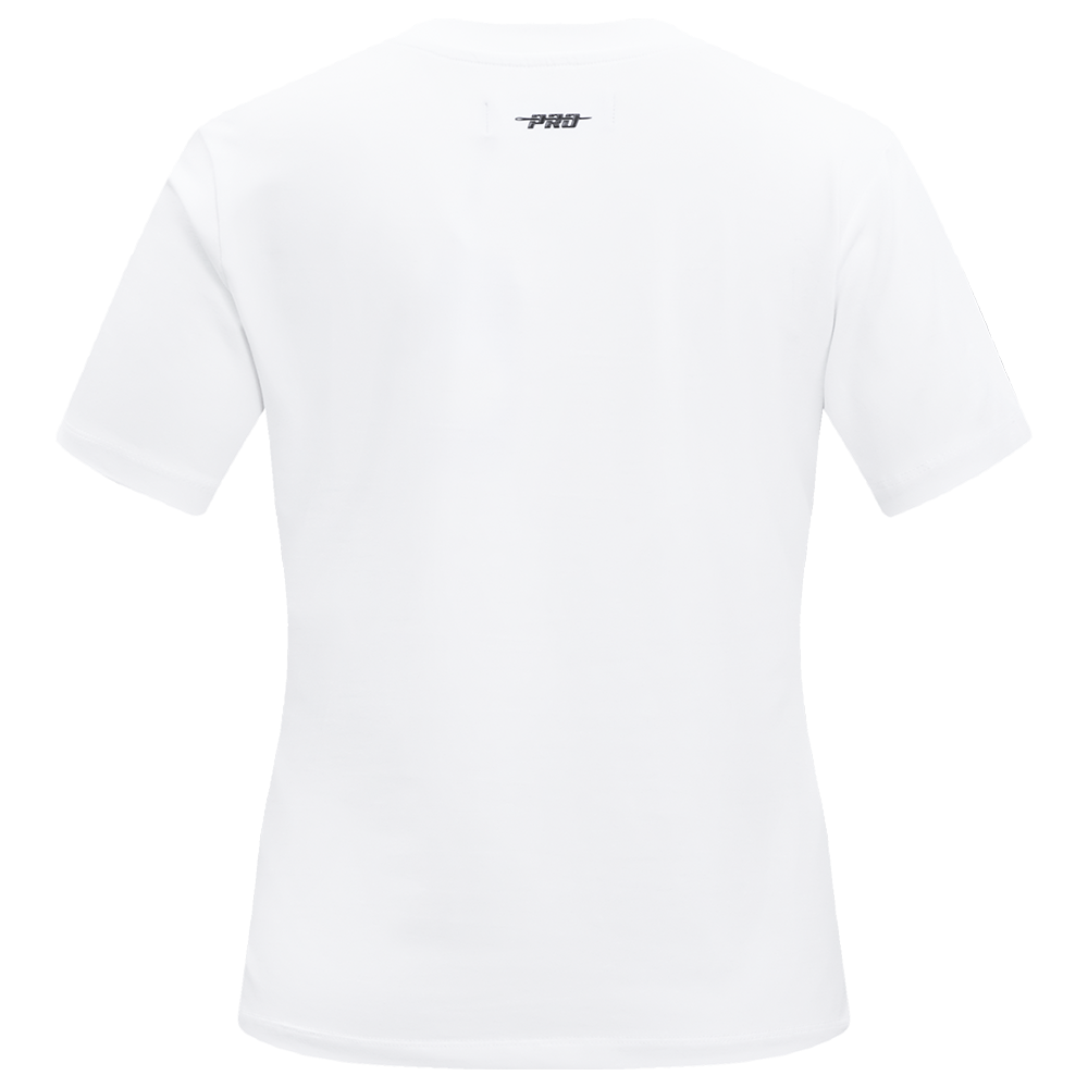 NBA MIAMI HEAT CLASSIC T-SHIRT AJUSTÉ À MANCHES COURTES POUR FEMME (BLANC)