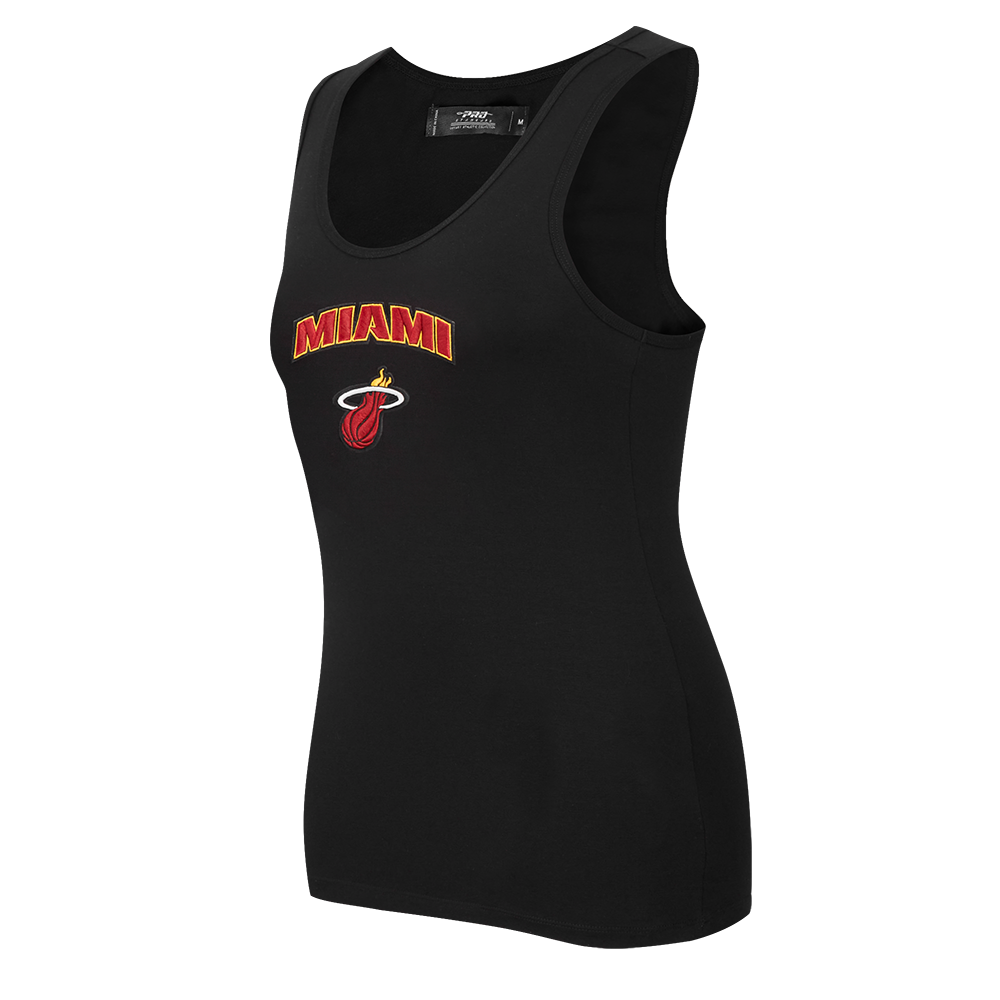 NBA MIAMI HEAT CLASSIC WOMEN'S RACERBACK (BLACK)