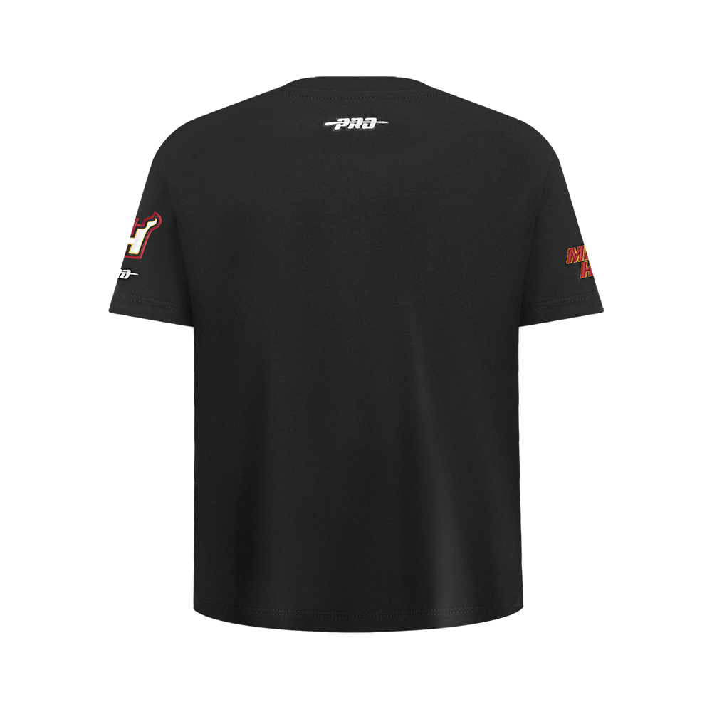 NBA MIAMI HEAT RETRO CLASSIC BIG BOY'S SS TEE (BLACK)