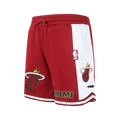 NBA MIAMI HEAT CLASSIC BIG BOY'S FLC 2.0 SHORT (CARDINAL RED)