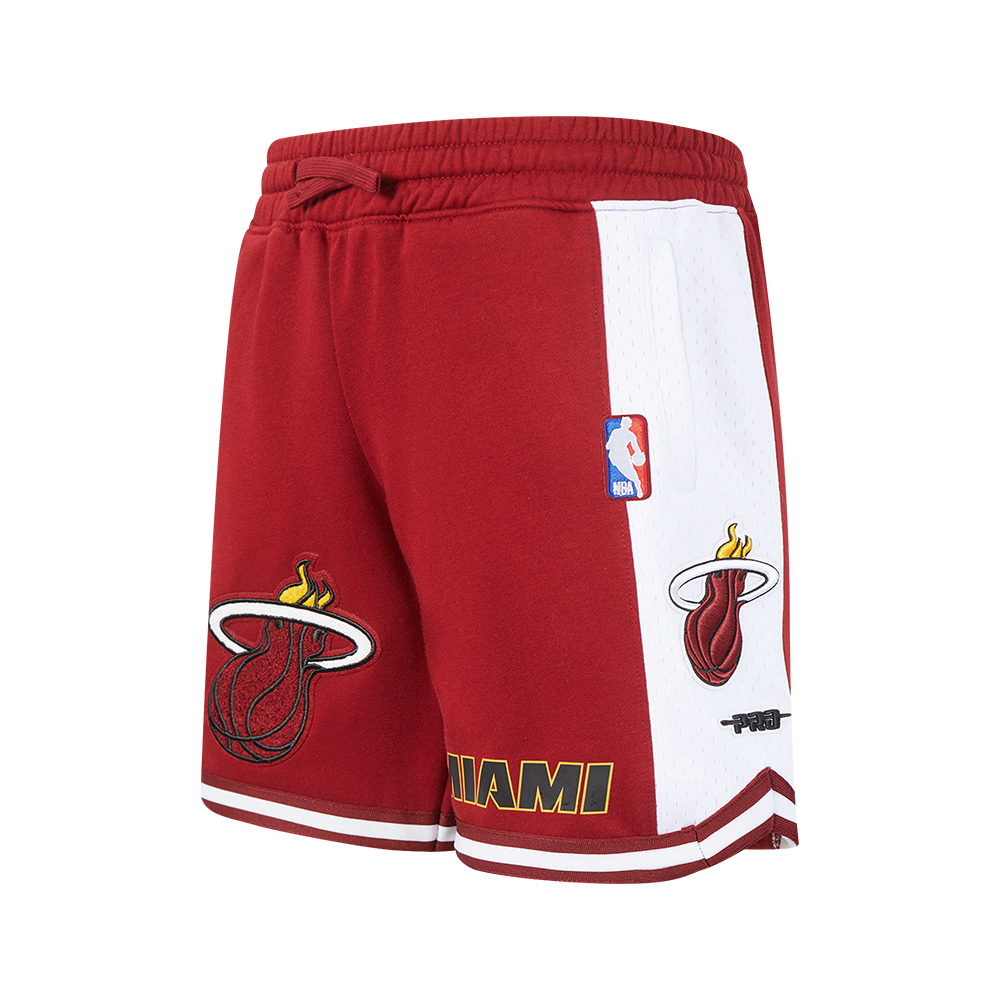 NBA MIAMI HEAT CLASSIC BIG BOY'S FLC 2.0 SHORT (CARDINAL RED)