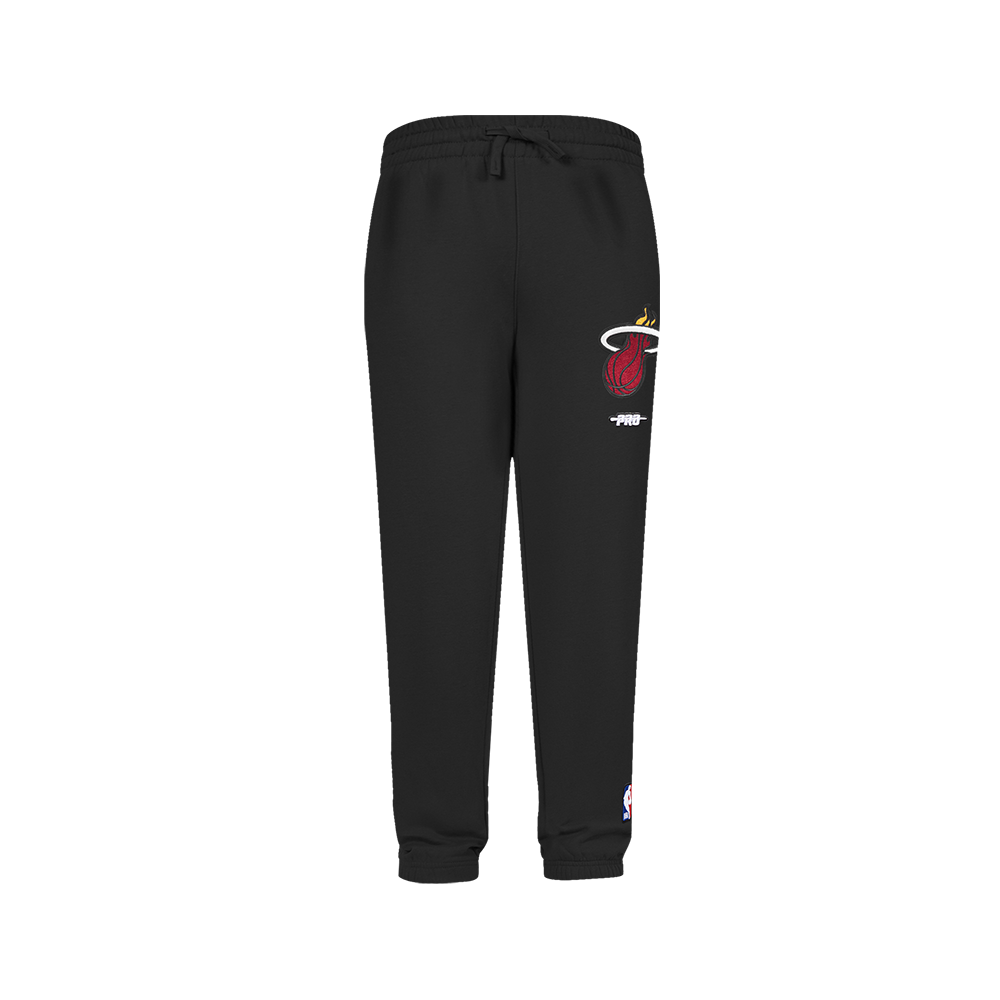 NBA MIAMI HEAT CLASSIC BIG BOYS FLEECE SWEATPANT (BLACK)