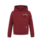 NBA MIAMI HEAT CLASSIC BIG BOY'S FLC PO HOODIE (CARDINAL RED)