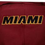 NBA MIAMI HEAT CLASSIC BIG BOY'S FLC PO HOODIE (CARDINAL RED)