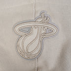 NBA MIAMI HEAT NEUTRAL CHANDAIL À CAPUCHON EN MOLLETON POUR GARÇON JUNIOR (TAUPE)