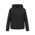 NBA MIAMI HEAT TRIPLE BLACK BIG BOY'S FLC PO HOODIE (BLACK)