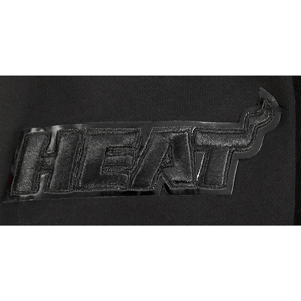 NBA MIAMI HEAT TRIPLE BLACK BIG BOY'S FLC PO HOODIE (BLACK)