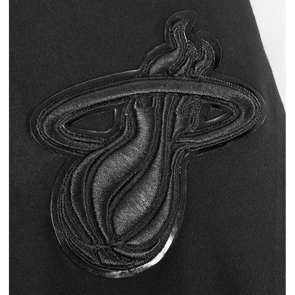 NBA MIAMI HEAT TRIPLE BLACK BIG BOY'S FLC PO HOODIE (BLACK)
