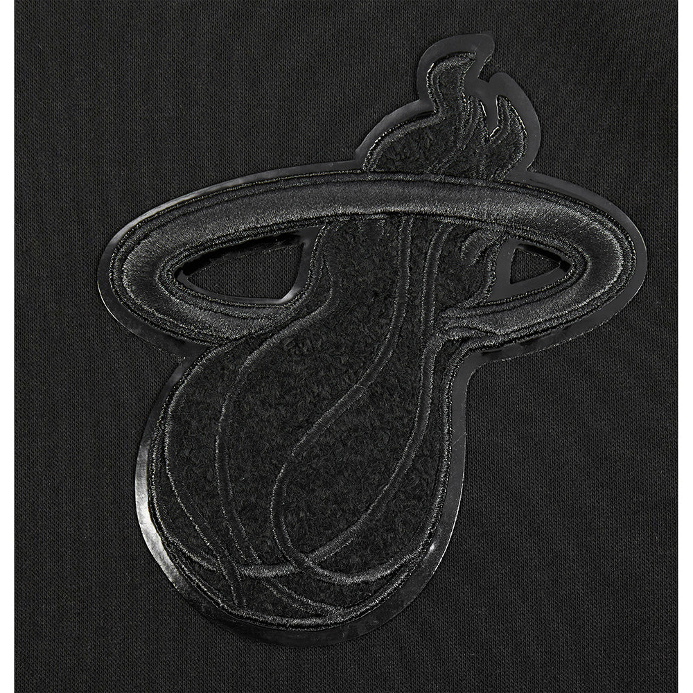 NBA MIAMI HEAT TRIPLE BLACK BIG BOY'S FLC PO HOODIE (BLACK)