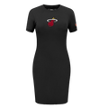 NBA MIAMI HEAT CLASSIC WOMEN'S BODYCON DRESS (BLACK)