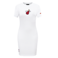 NBA MIAMI HEAT CLASSIC ROBE MOULANTE POUR FEMME (BLANC)