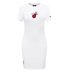 NBA MIAMI HEAT CLASSIC ROBE MOULANTE POUR FEMME (BLANC)
