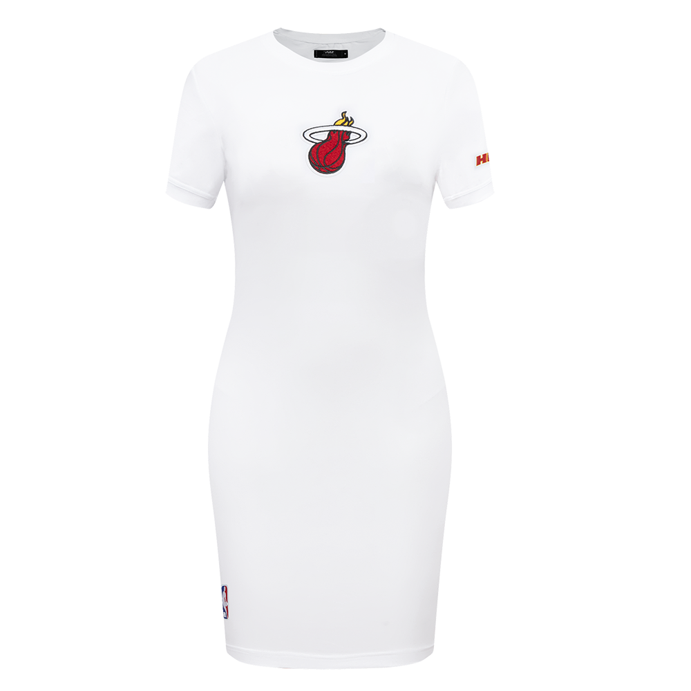 NBA MIAMI HEAT CLASSIC ROBE MOULANTE POUR FEMME (BLANC)