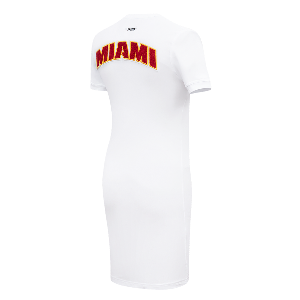 NBA MIAMI HEAT CLASSIC ROBE MOULANTE POUR FEMME (BLANC)