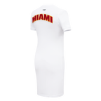 NBA MIAMI HEAT CLASSIC ROBE MOULANTE POUR FEMME (BLANC)