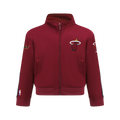 NBA MIAMI HEAT CLASSIC VESTE D'ENTRAÎNEMENT POUR GARÇON JUNIOR (ROUGE CARDINAL/NOIR)