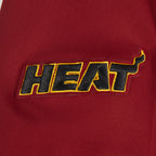NBA MIAMI HEAT CLASSIC VESTE D'ENTRAÎNEMENT POUR GARÇON JUNIOR (ROUGE CARDINAL/NOIR)
